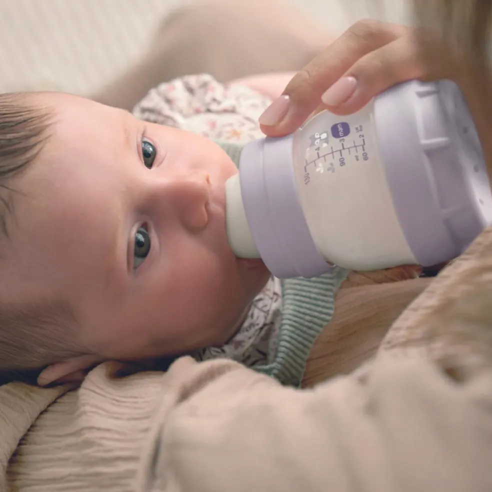 3 biberons Easy Start 260ml Lilas+Lilas+Sable Tétine débit 2 - Reconditionné