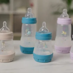 3 biberons Easy Start 260ml Océan+Océan+Sable Tétine débit 2