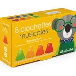 8 clochettes musicales Les Popipop