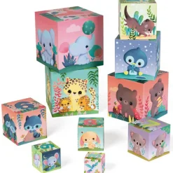 10 cubes à empiler les animaux tout mignons
