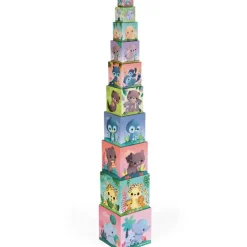 10 cubes à empiler les animaux tout mignons