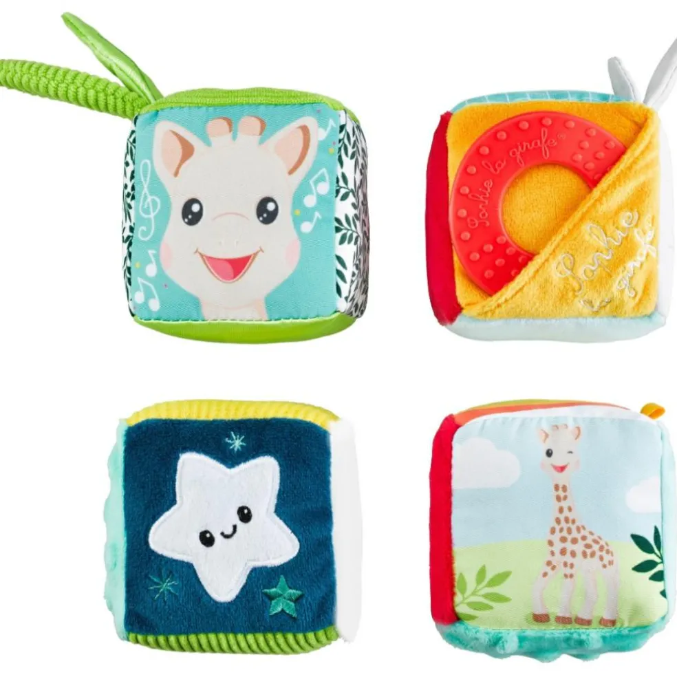 4 cubes multi'activités Sophie la girafe