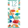 12 pastilles de peinture gouache