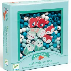 450 perles en bois Petits animaux
