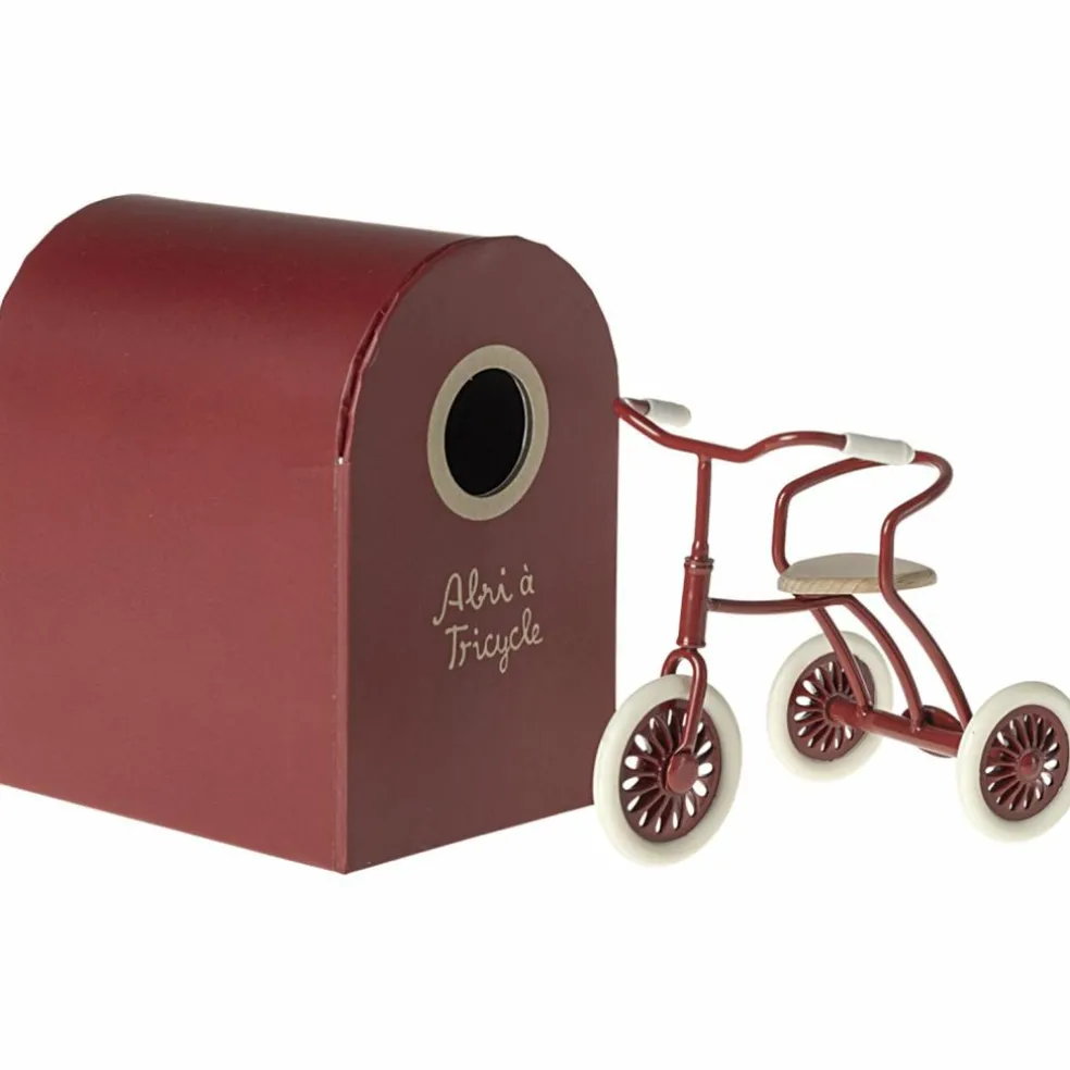 Abri à tricycle Souris Rouge