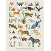 Affiche Abécédaire animaux (50 x 70 cm)