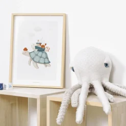 Affiche La tortue (30x40 cm)