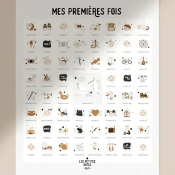 Affiche Mes Premières Fois Originale maman et papa (40 x 50 cm)