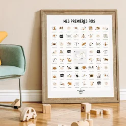 Affiche Mes Premières Fois Originale maman et papa (40 x 50 cm)