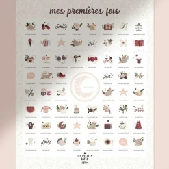 Affiche Mes Premières Fois Souris Poudre maman et papa (40 x 50 cm)