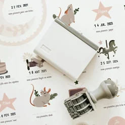 Affiche Mes Premières Fois Souris Poudre maman et papa (40 x 50 cm)