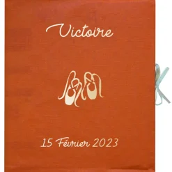Album photo bébé Terracotta (personnalisable)