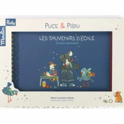 Album souvenirs d'école Puce & Pilou (36 pages)