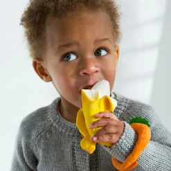 Ana la banane de dentition latex d'hévéa