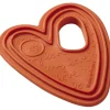 Anneau de dentition cœur Terracotta