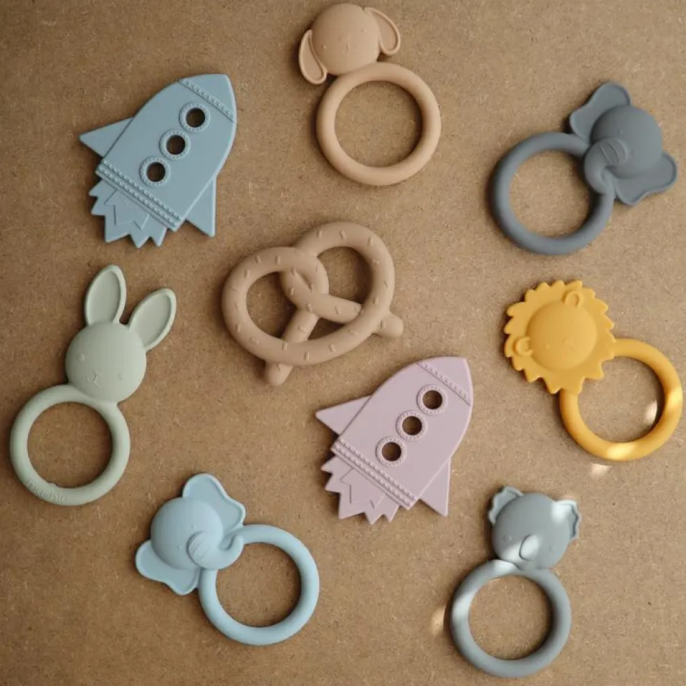 Anneau de dentition en silicone Éléphant