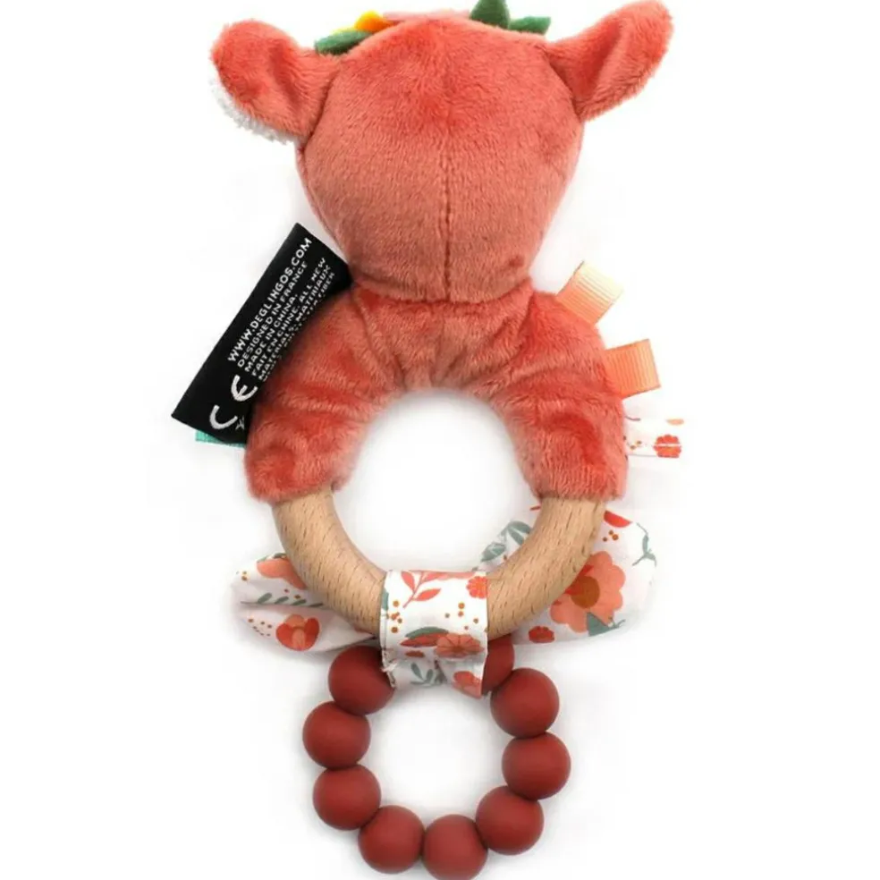 Anneau de dentition en silicone Mélimélos la Biche