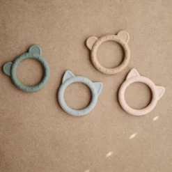 Anneau de dentition en silicone Bear Dried thyme