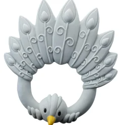 Anneau de dentition Paon Bleu clair