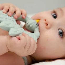 Anneau de dentition Paon Bleu clair