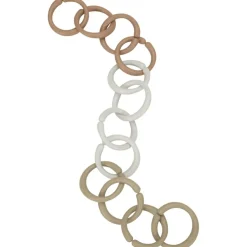 Anneaux d'attache jouet Little Loops beige (12 pièces)