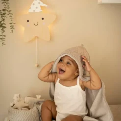 Applique murale en bois Heaven Etoile