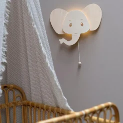 Applique murale en bois Wonder Eléphant