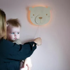 Applique murale en bois Wonder Ours