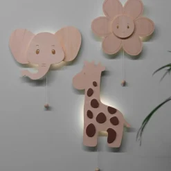 Applique murale en bois Wonder Girafe