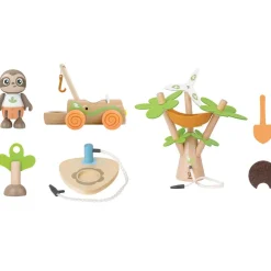 Arbre éolienne et voiture électrique