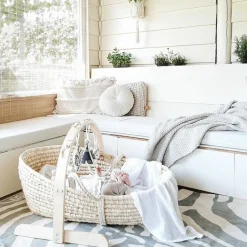 Arche de jeux en bois naturel