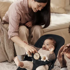 Arche de jeux pour transat Yeux espiègles noir et blanc