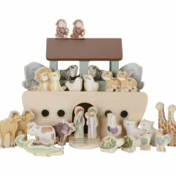 Arche de Noé en bois (30 pièces)