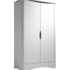 Armoire 2 portes Fusion blanche