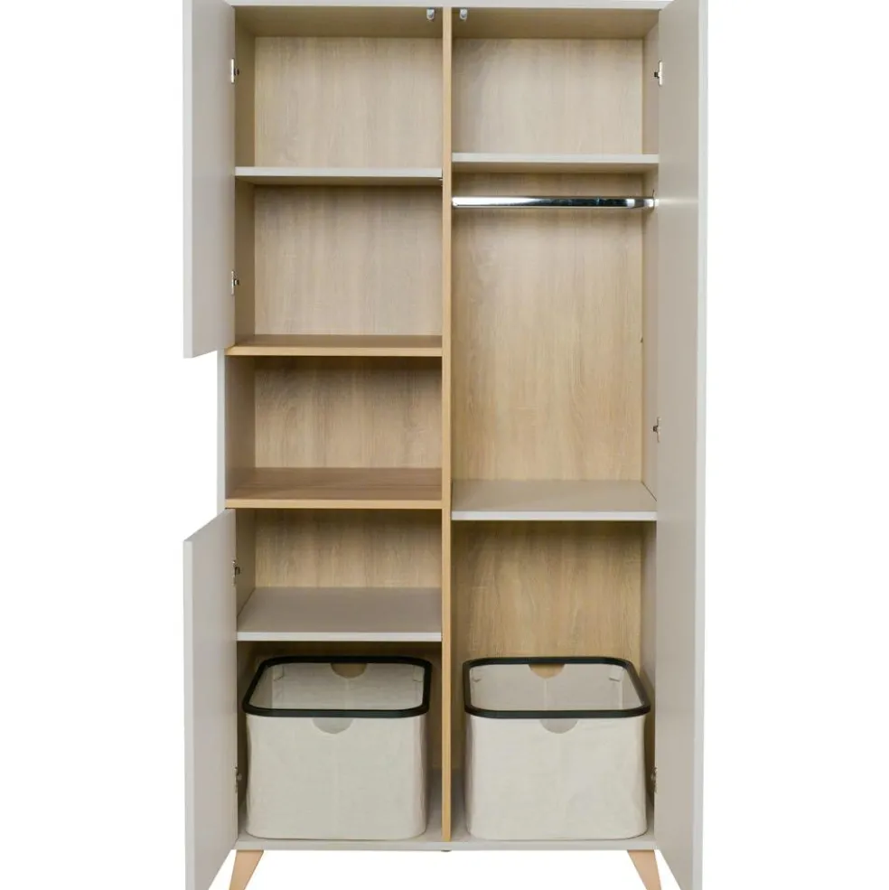 Armoire 2 portes Loft Argile-Clay