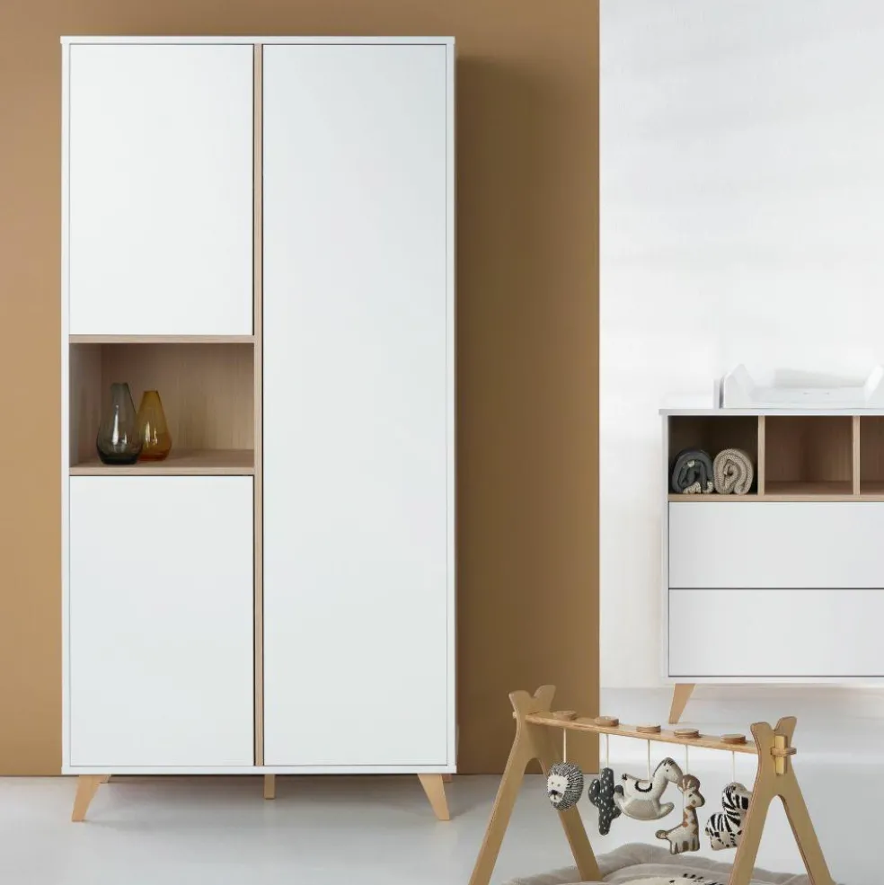 Armoire 2 portes Loft White
