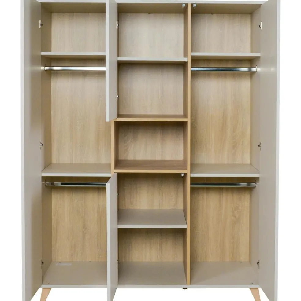 Armoire 4 portes Loft XL Argile-Clay