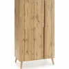 Armoire 2 portes Martha finition chêne