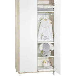 Armoire 2 portes Scandi naturel