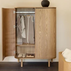 Armoire 2 portes Yume Natural Ash