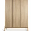 Armoire XL 3 portes Ashi Honey Ash