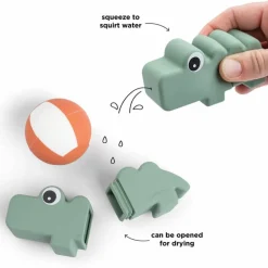 Aspergeur de bain Croco Vert