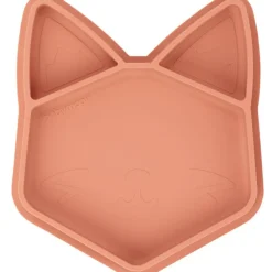 Assiette à compartiments antidérapante Isy renard