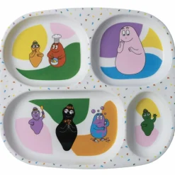 Assiette à compartiments Barbapapa