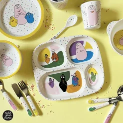 Assiette à compartiments Barbapapa