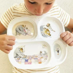 Assiette à compartiments Ernest et Célestine