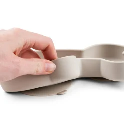 Assiette en silicone avec ventouse Lalee Sable
