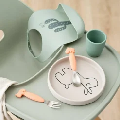 Assiette en silicone Lalee Sable