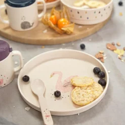 Assiette plate cygne Little Water