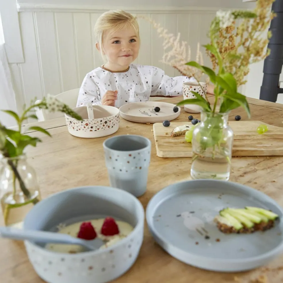 Assiette plate Tiny Farmer mouton et oie naturel